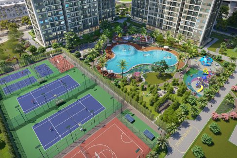 Khu bể bơi và thể thao