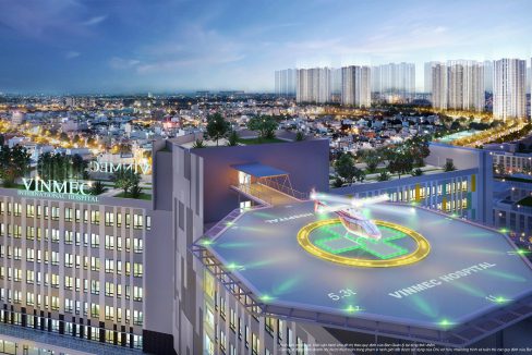 Sân trực thăng Vinmec