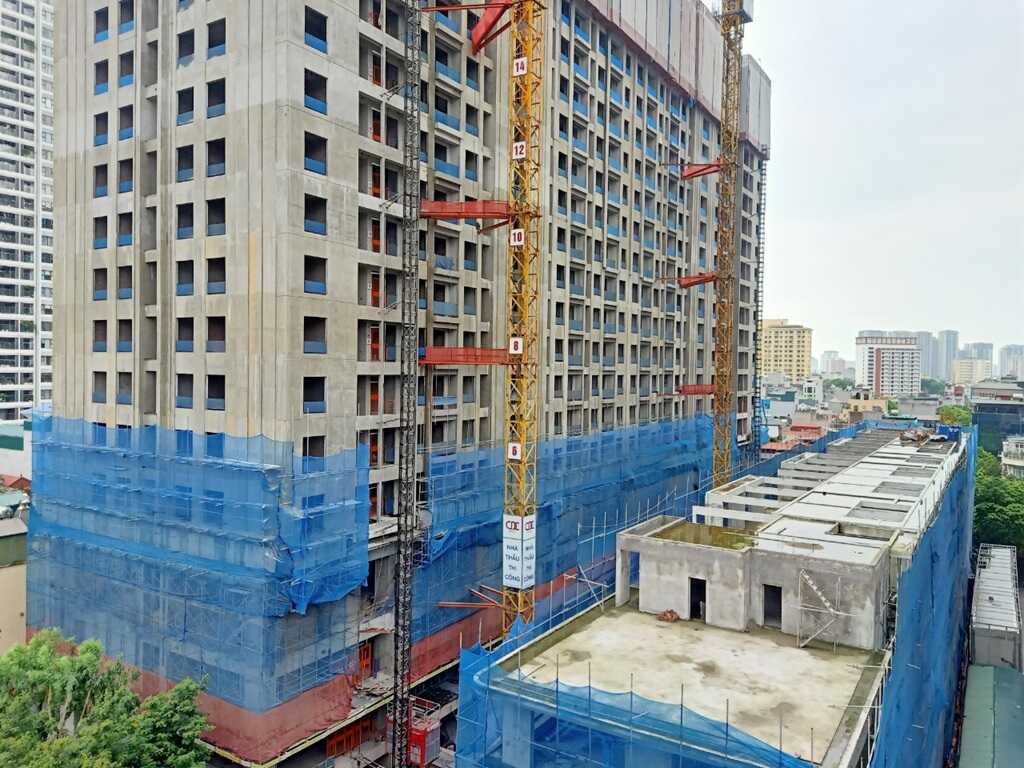 tiến độ thi công dự án viha complex