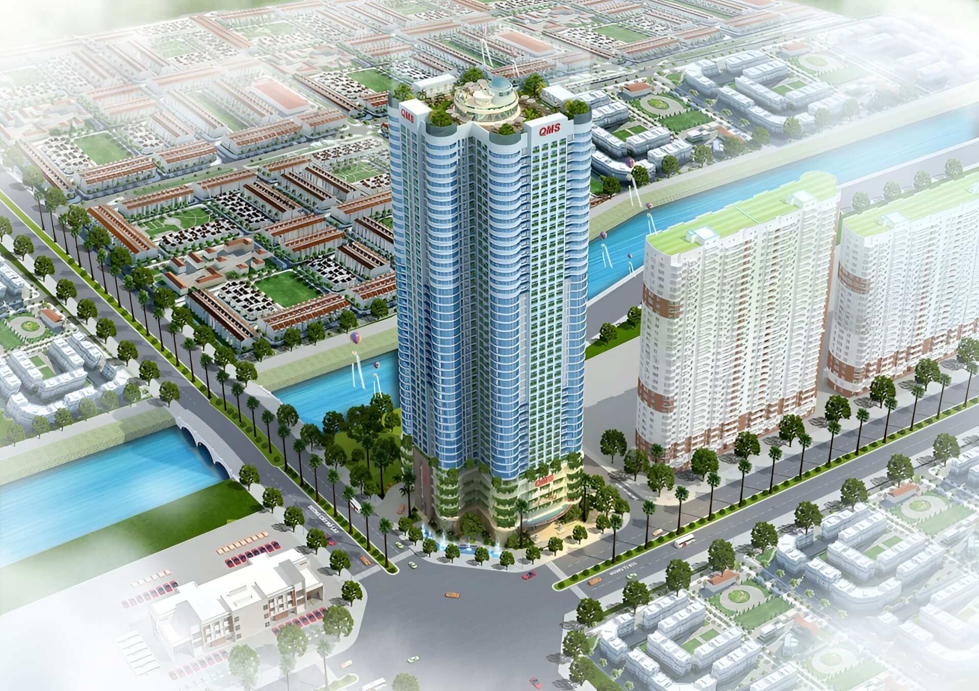 Phối cảnh dự án QMS Top Tower