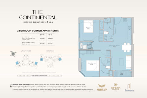 2 Phòng ngủ (Căn góc 2)