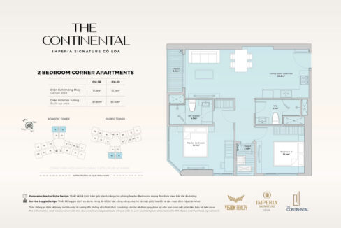 2 Phòng ngủ (Căn góc 1)