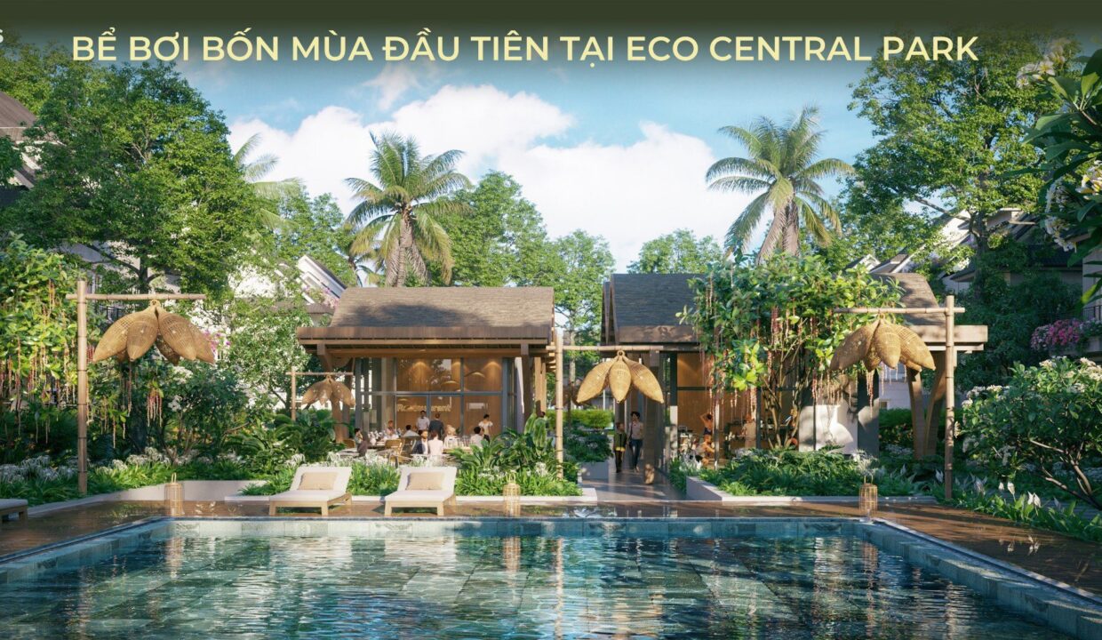 Tiện ích cao cấp tại phân khu biệt thự đảo The Island