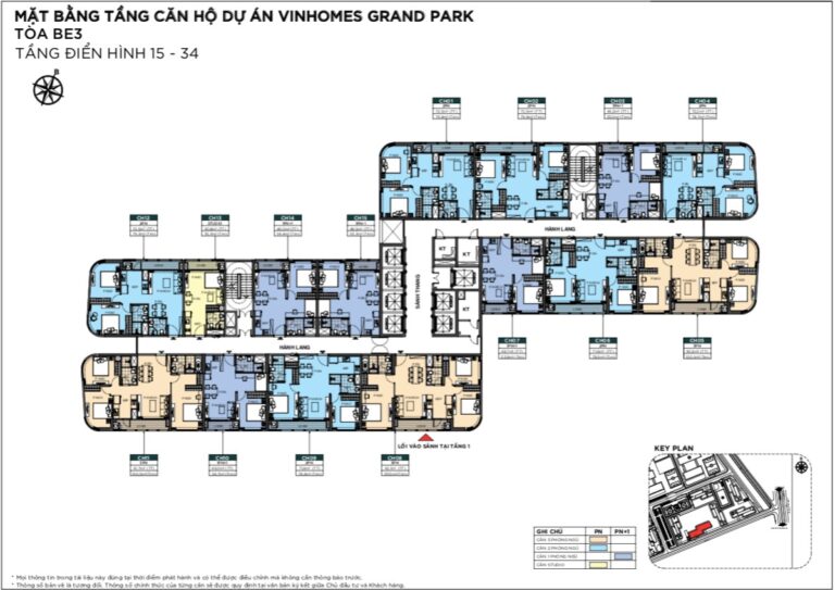 Tầng 15 - 34 - Tòa BE3